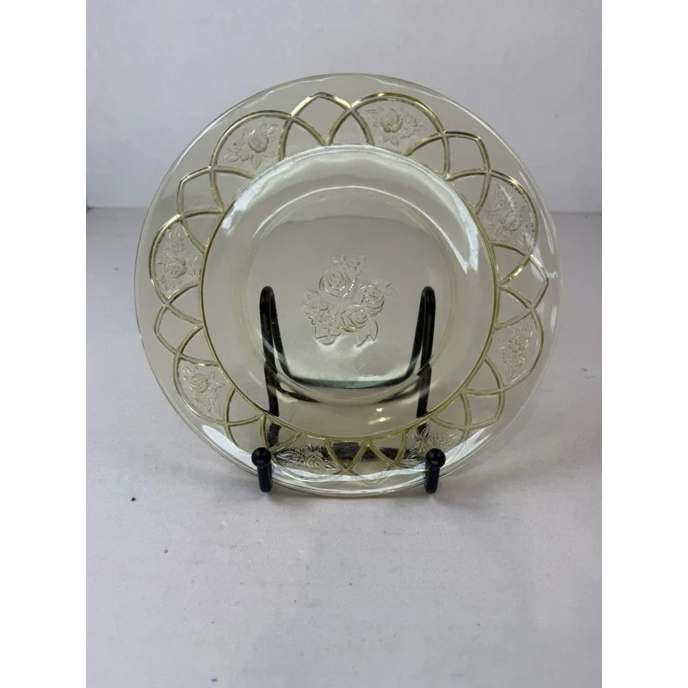 Federal Rosemary Dutch Rose Amber 6 1/2